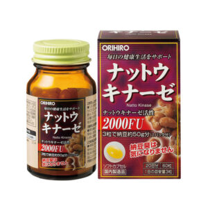 Viên uống Chống Đột Quỵ Orihiro Nattokinase 2000FU Nhật Bản