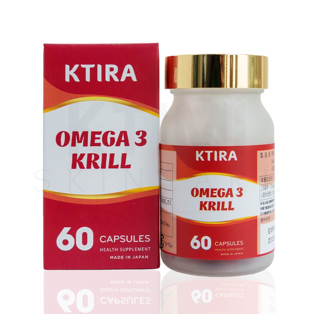 Dầu Nhuyễn Thể Omega 3 Krill Ktira 60 viên