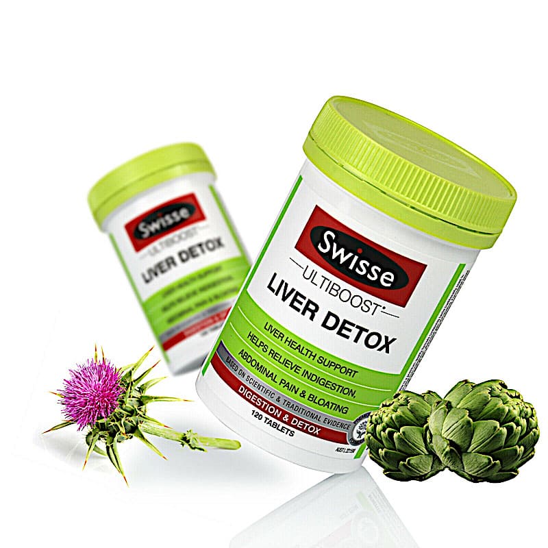 Viên Uống Thải Độc - Bổ Gan Swisse Ultiboost Liver Detox của Úc