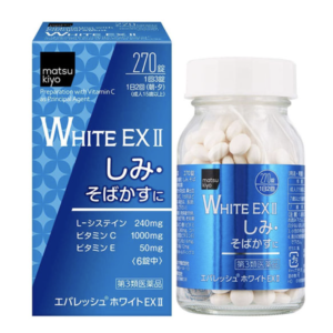 Viên Uống Trắng Da White EX II Matsukiyo Nhật Bản 270 viên