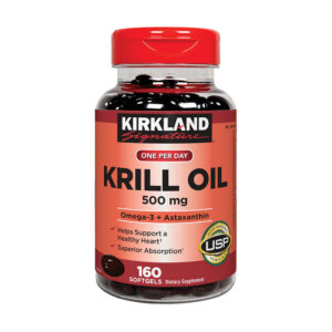 Dầu tôm nhuyễn thể Kirkland Signature Krill Oil 500mg Mỹ