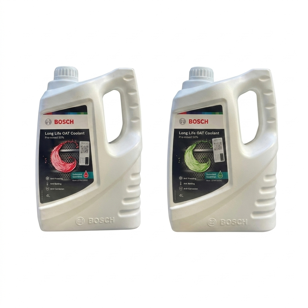 Nước làm mát cao cấp Bosch – Công nghệ Đức dung tích 4 lít ( Đỏ, xanh lá pha sẵn 20%)