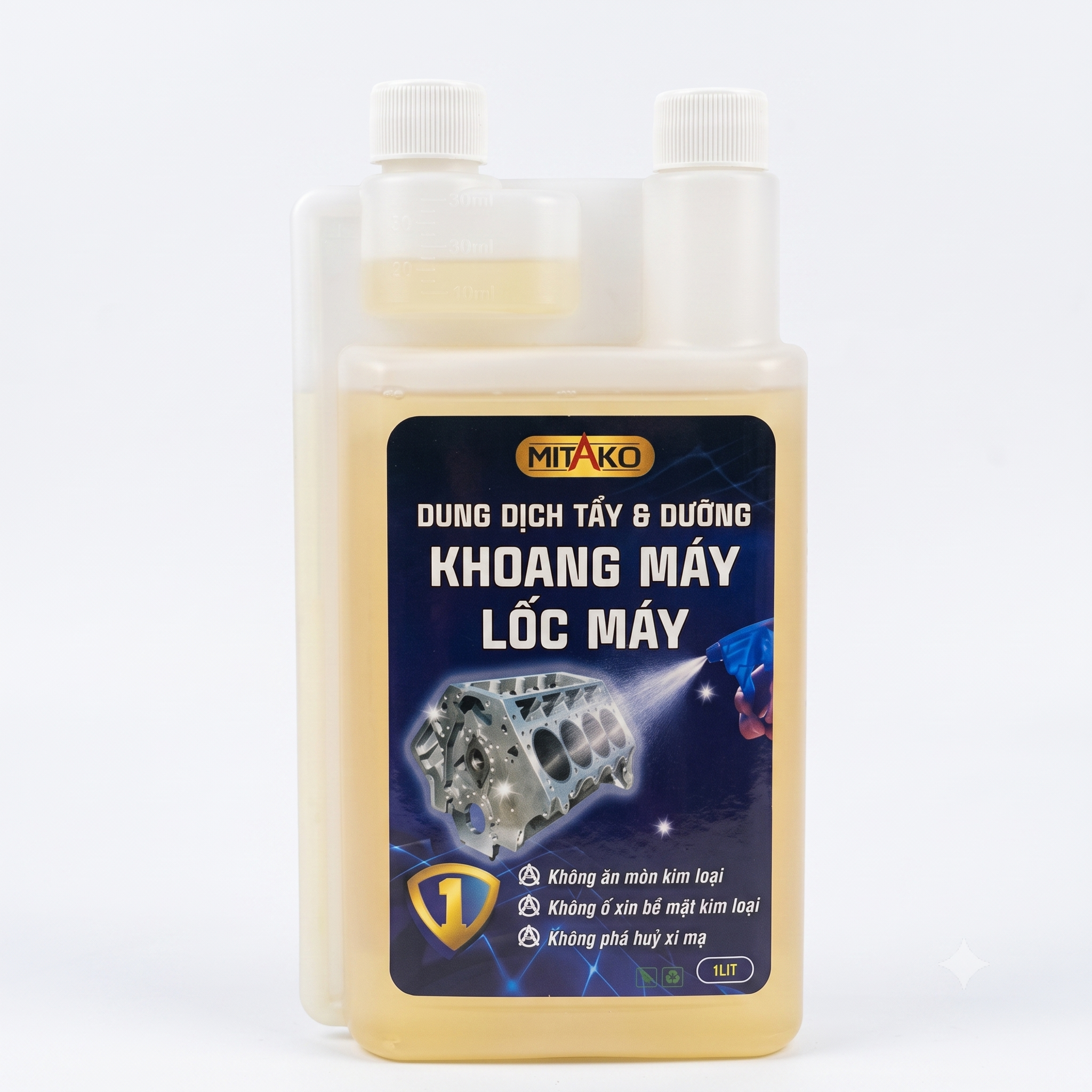 Dung Dịch Tẩy & Dưỡng Khoang Máy, Lốc Máy Mitako